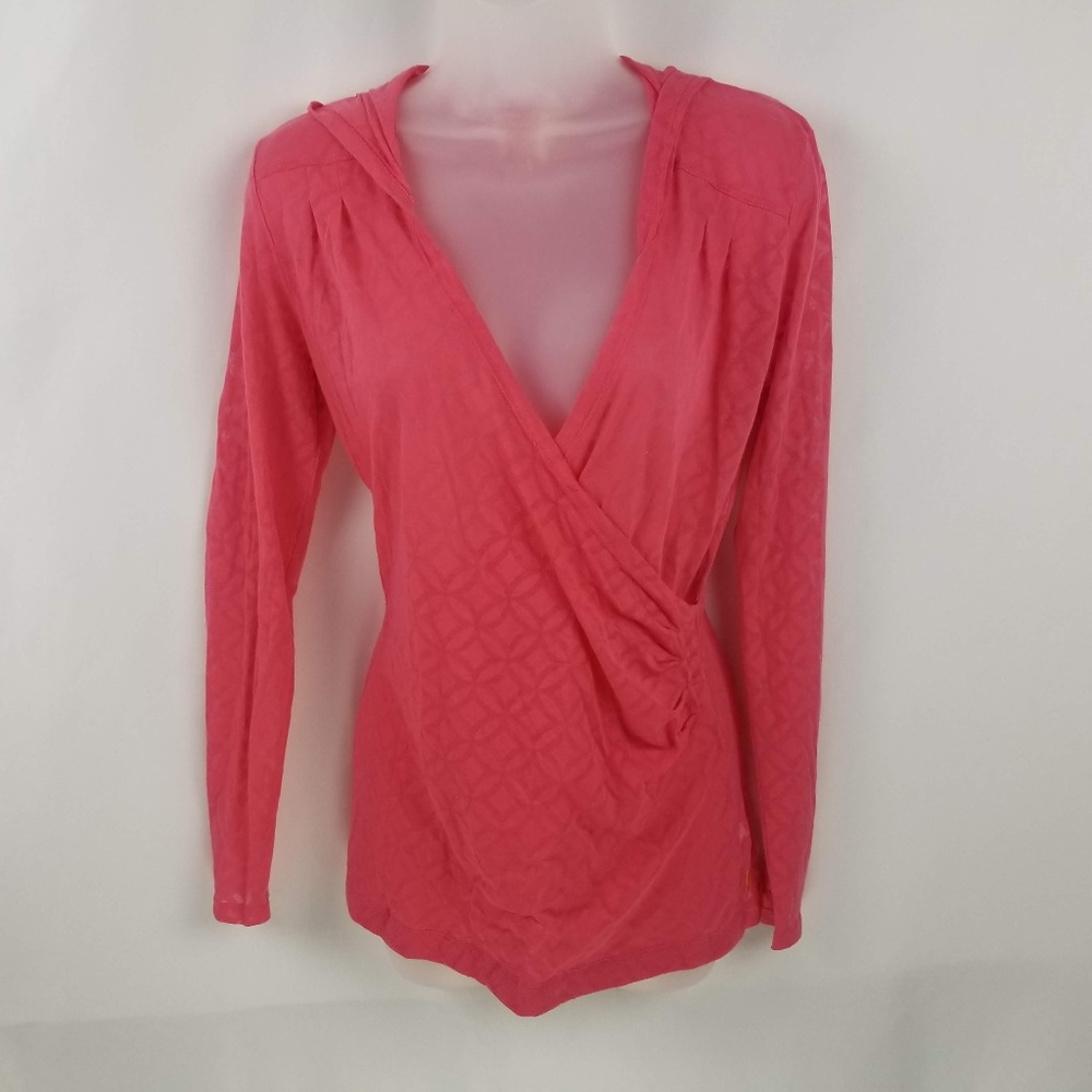 Lucy Sheer Wrap Top Hoodie